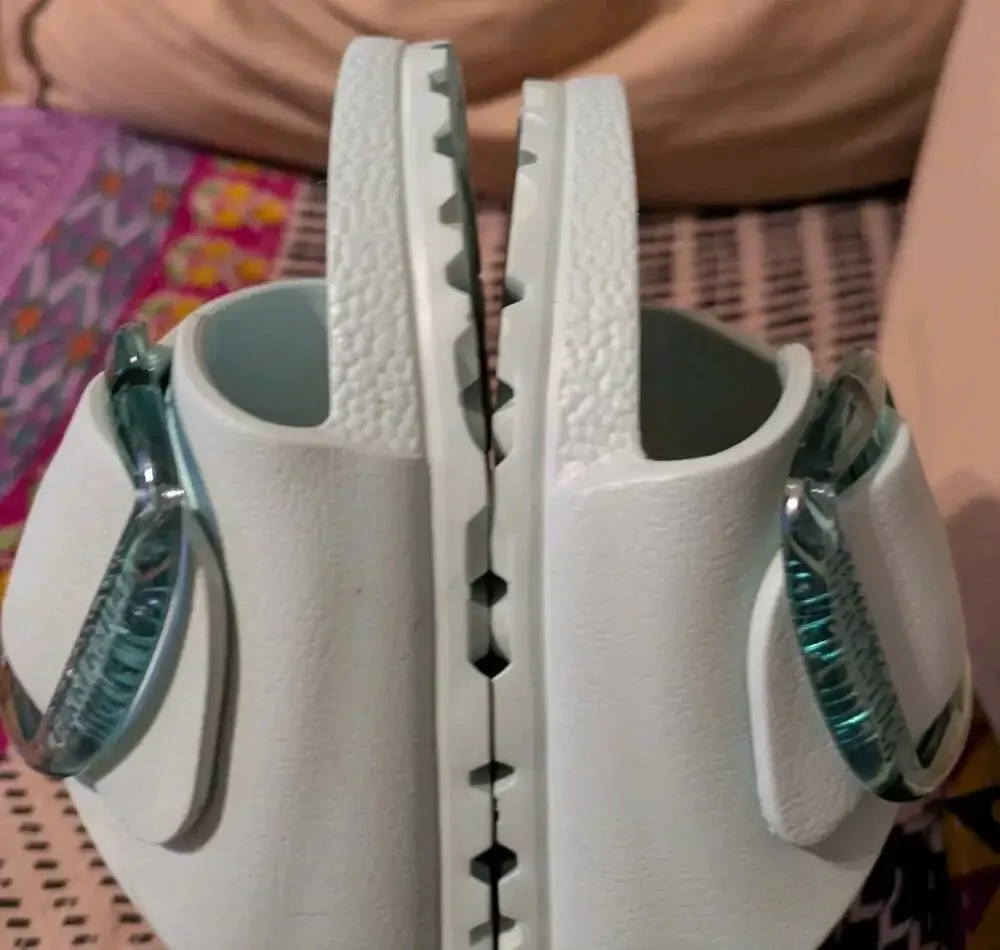 Birkenstock Madrid Big Buckle EVA Surf Green Sandals MISMATCH Sz W7 L / W8 R